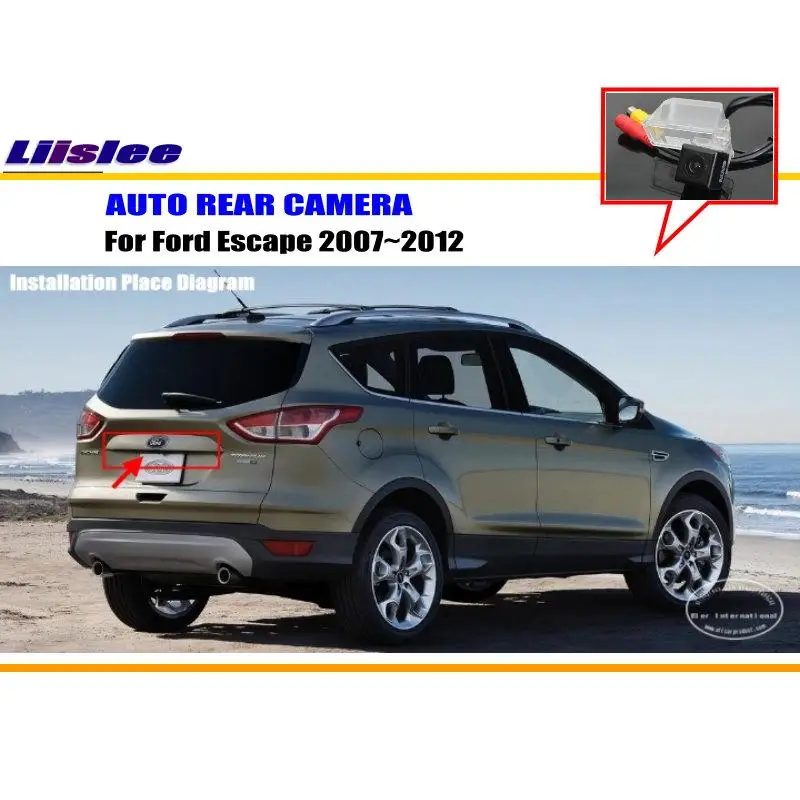 

For Ford Escape 2007-2012 Car Rearview Rear View Camera Back Parking RCA NTST PAL AUTO HD CCD CAM Accessories Kit