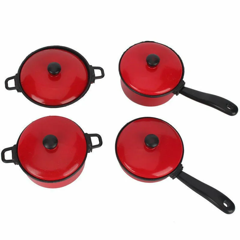 Conjunto Completo Utensílios De Cozinha Doméstica, Brincar De Casa De Brinquedo, Panelas, Panelas, Pratos De Comida, Panelas, Panela, Utensílio, 13Pcs