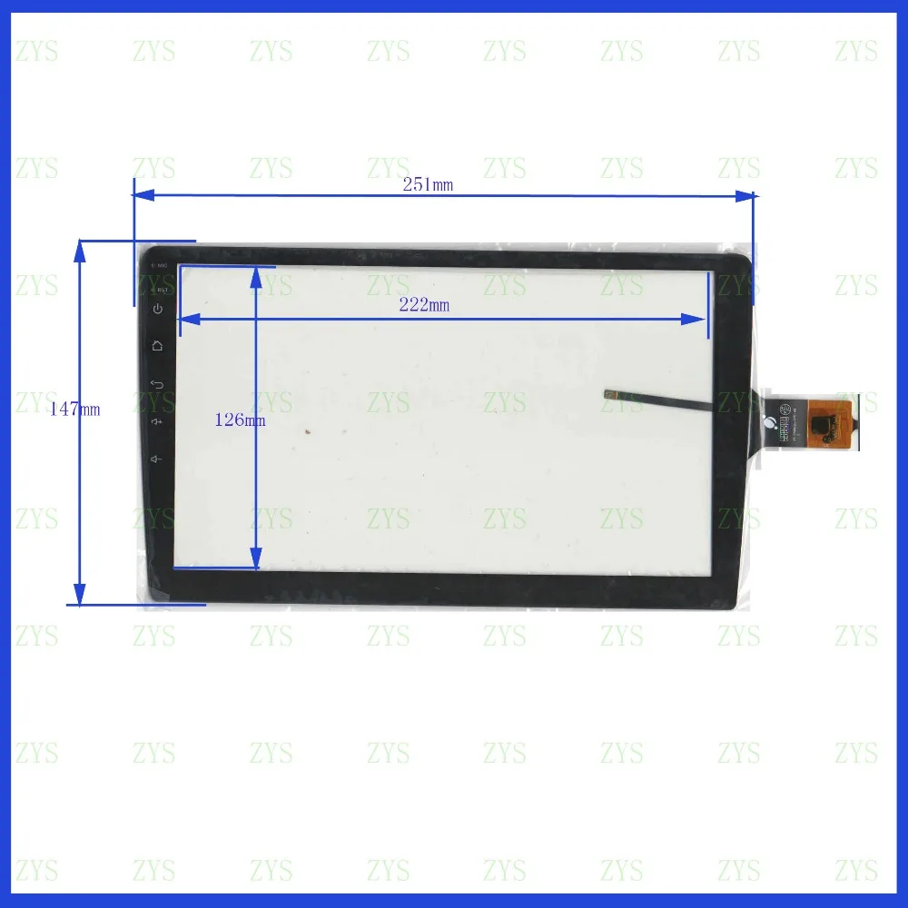 ZhiYuSun Freeshipping 251*147mm 10.1inch Capacitive screen XY-PG9020-FPC-A5