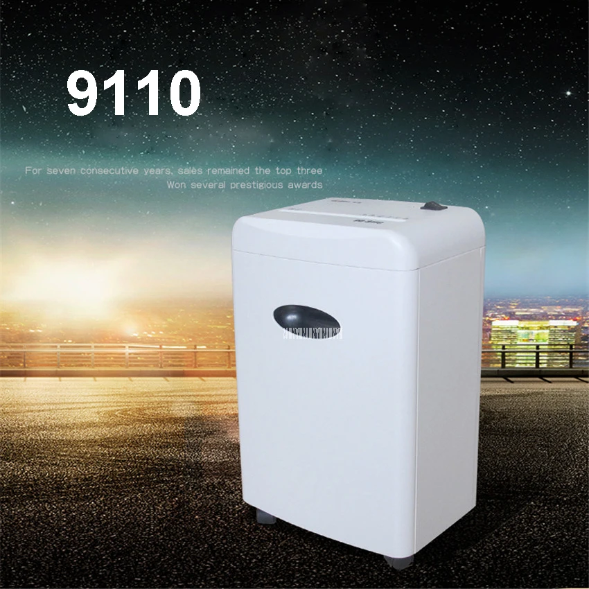 

9110 Electric Mini Shredder File Shredder Strip Office Home 16L High Power Electric Shredding 220V/90W paper shredder 3m/min