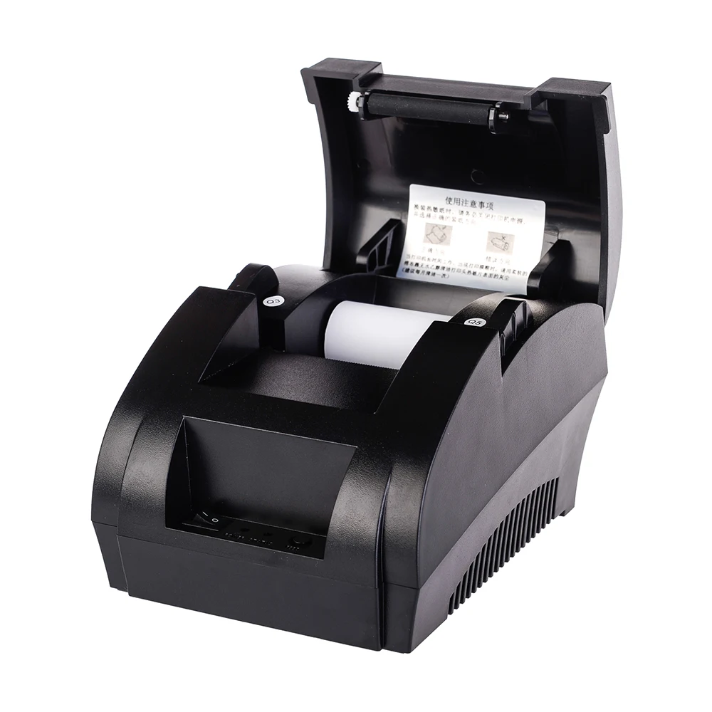 58mm Bluetooth Thermal Printer Wireless Receipt Printer Wired Bill Printer For Android iOS Mobile Phone POS system Cash Drawer