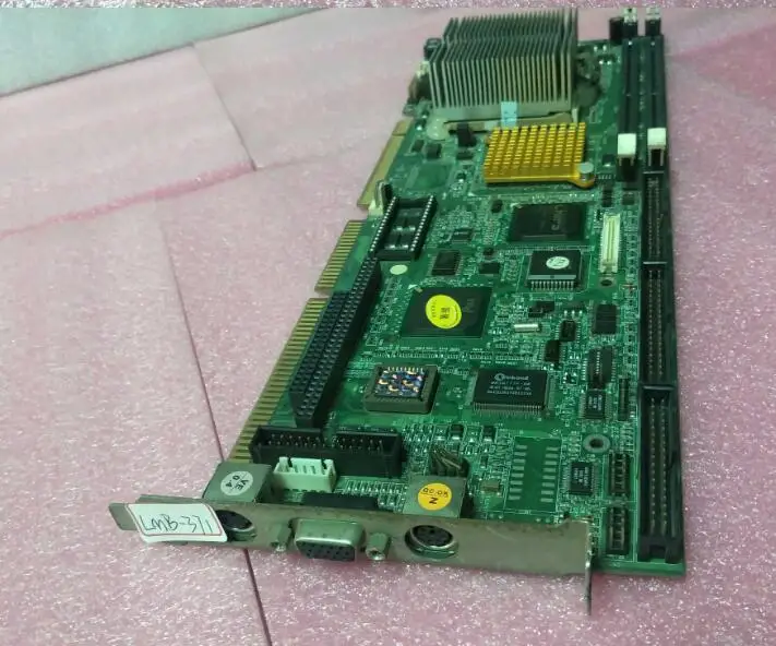 LMB-371ZX REV1.0  100% OK Original IPC Board Full-size CPU Card ISA Industrial Mainboard PICMG 1.0 with CPU RAM