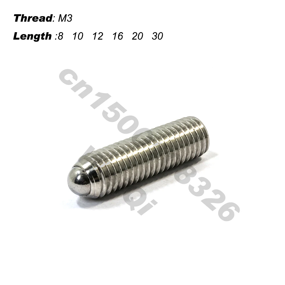 Émbolo de bola/pernos de bola/tornillo de resorte de bloqueo/tornillo hexagonal/acero inoxidable/M3M4M5M6M8M10M12M16M20M24