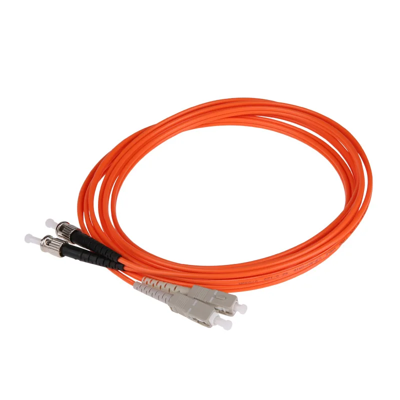 

Fiber Optic Patch Cord cable Multimode MM OM1 2 core Duplex SC to ST PC UPC 62.5/125um 3 5 10 20 m factory Minor customization