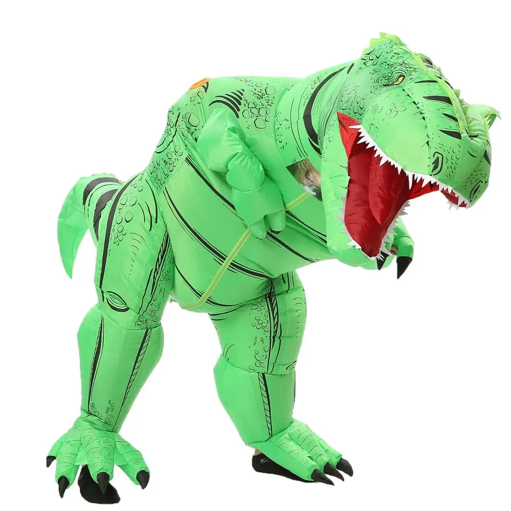 Dinosaur Adult Kid T-rex Trex inflatable costume Halloween Costume for Women Men Animal Cosplay Mascot Holiday Party Fantasia