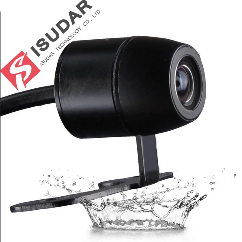 Isudar Universal Car Rear View Parking Camera HD Waterproof Reverse Camera With Parking Line DC 12V shockproof antijamming