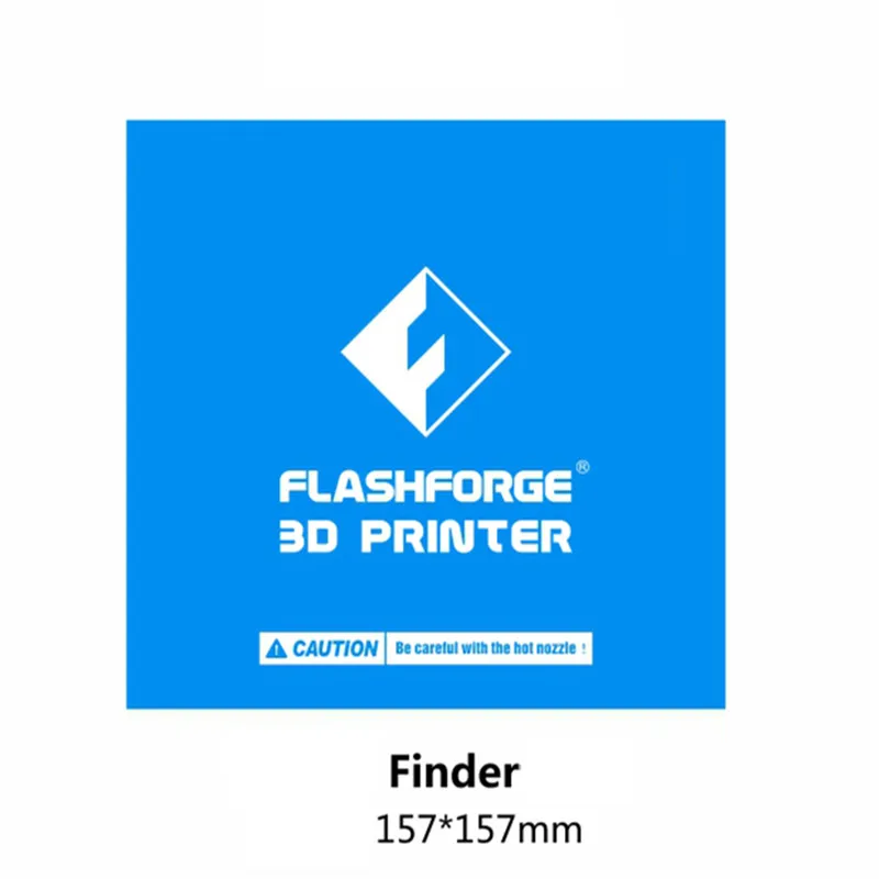 5pcs Flashforge Finder Finder 2 157*157mm Blue Heated Bed Tape Print Sticker Build Plate Tape