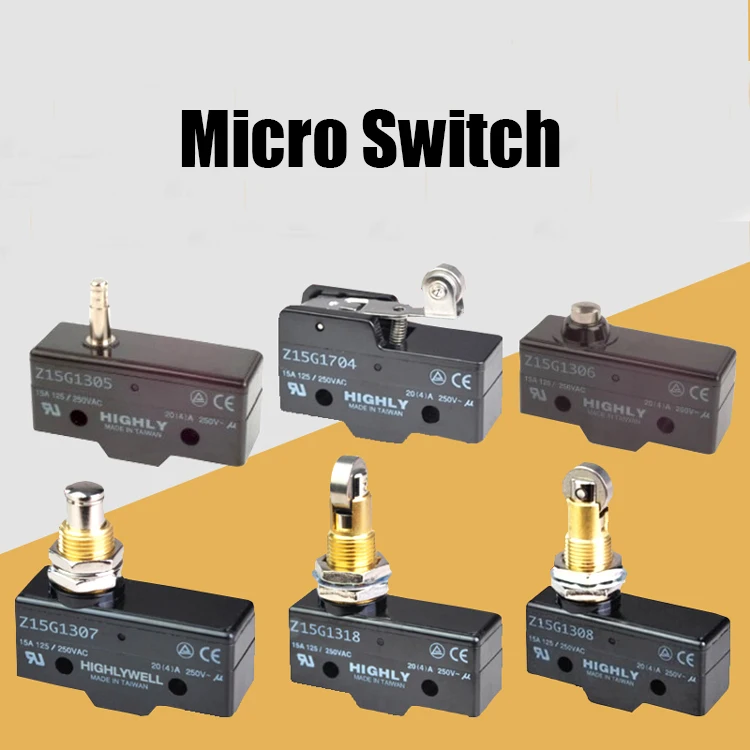 Original 10pc Highly Micro Switch Z15G1307 Z15G1318 Z15G1306  Z15G1308  Z15G1703  Z15G1704  limit stroke brake switch