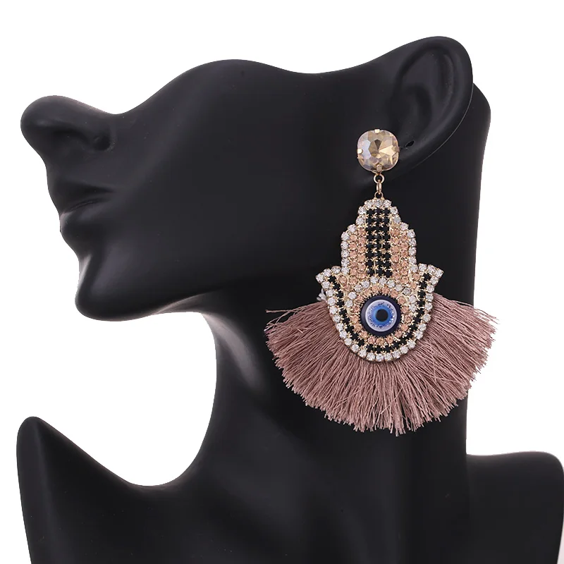 Oorbellen Tassel Earrings For WomenFemale Statement Earrings Fashion Jewelry Women Long Vintage Bohemian Drop Earrings Gifts EAR