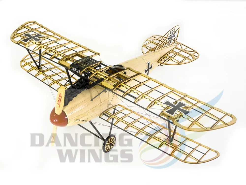 Modello di aeromobile statico Albatross 500mm Wingspan taglio Laser Basla aereo in legno aeromodelismo per decorare la raccolta