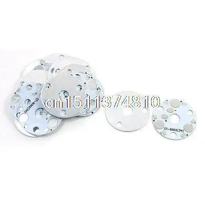 20 Pieces 31mm 3 x 1W 3W 5W LED Light Aluminum PCB Printed Circuit Board