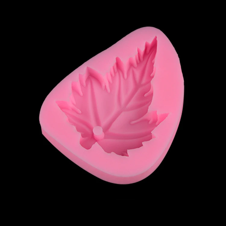 Leaf Shape Cupcake Cake Decorating Mold Silicone Form For Fondant Sugarcraft Diy Sugar Soap Mould Paste Tools E806