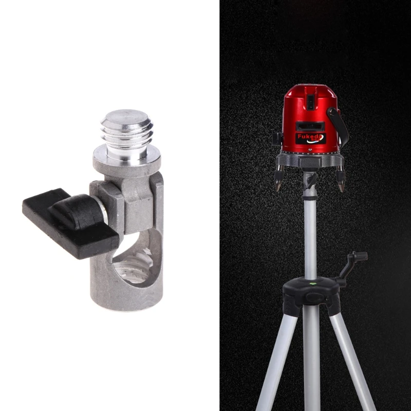 5/8 Angle Tripod Rotary Laser Levels Dual Slope Adjustment Lifting Bracket Measuring Tools for Tripod and Laser Levels