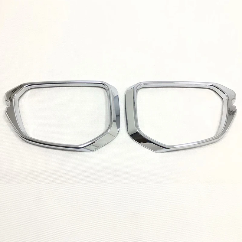 For Honda Insight 2018 2019 ABS Chrome and Carbon fibre Car rearview mirror block rain eyebrow Cover Trim styling Accessories