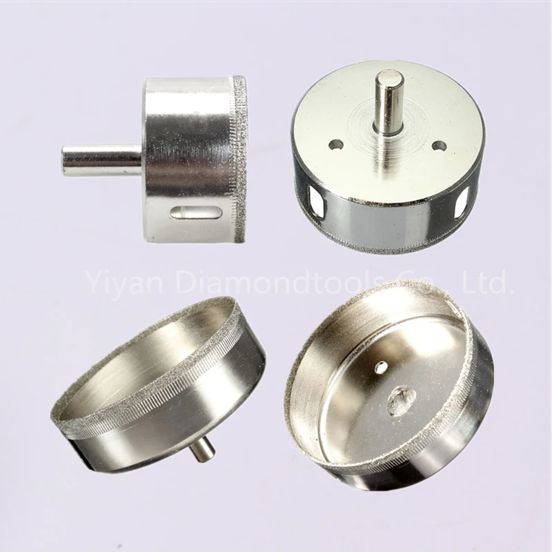 2pcs 50mm Diamond Coated Glass Hole Saw Cutter Core Drilling Bits Tile Ceramic Porcelain Quartz Bricks Free shiping