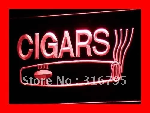 i073 OPEN Cigars Cigarette Bar Displays Light Signss On/Off Switch 20+ Colors 5 Sizes