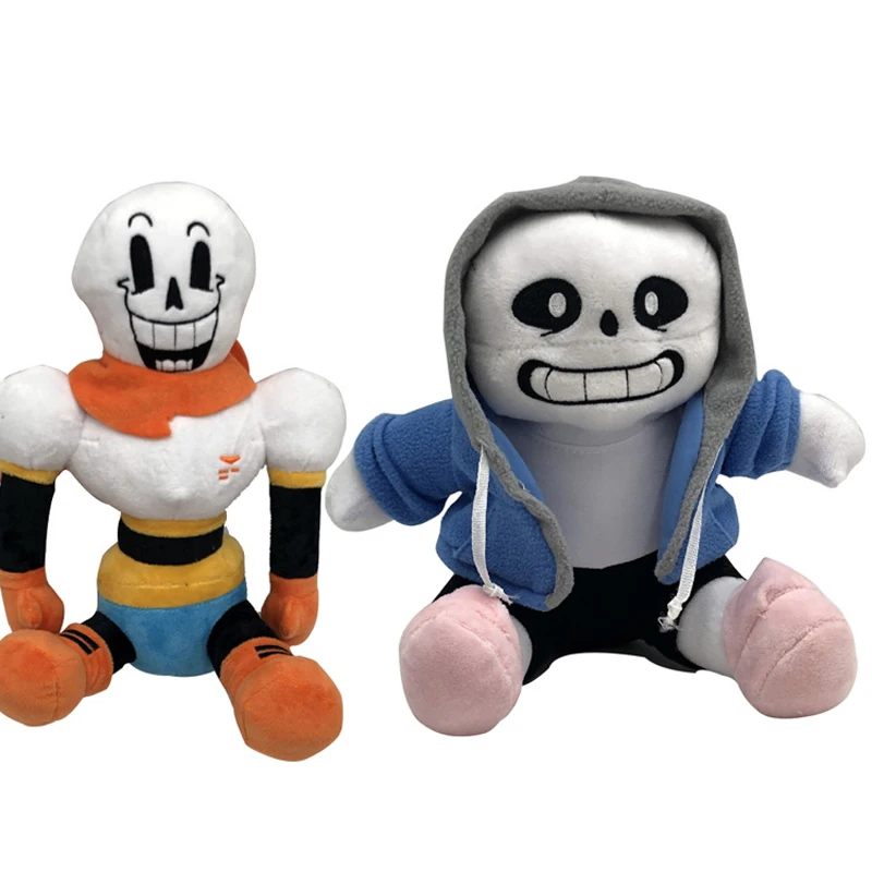 Undertale Sans Papyrus Stuffed Toys para crianças, presentes de pelúcia infantil, 22-28cm, 1Pc