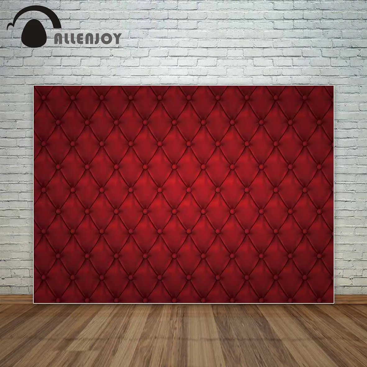 Allenjoy photography backdrops red curtain ancient elegant head board background backdrop Children's photography photo printed