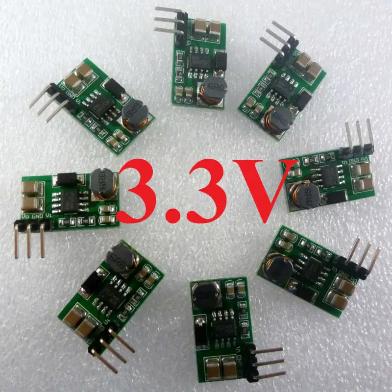 DD0606SA_3V3*10 0.9-3.3V to 3.3V DC/DC Boost Voltage Converter Module PWM PFM Switching Power Supply Board