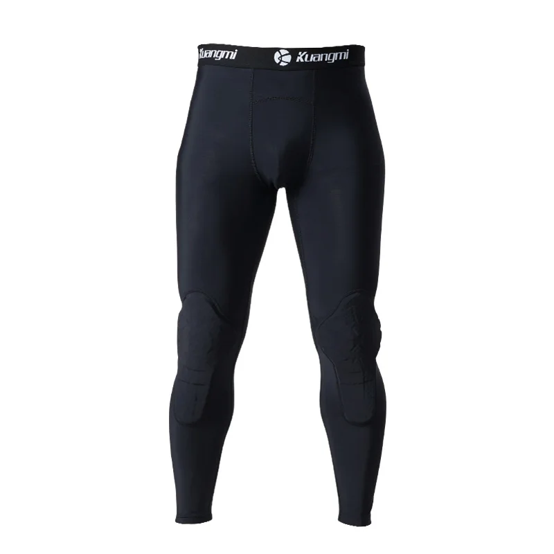 

Kuangmi Men Training Tight Legging Compression Pants Running Sports Quick Dry Trousers Gym Fitness Jogging Pant