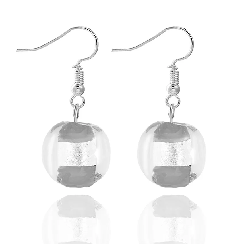 Qianbei promot Handmade Women\'s Cute Romantic Elegant Classic Dangle Murano Glass Earrings HOT