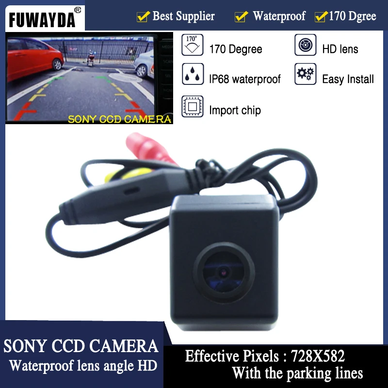 SONY CCD Chip Car Rear View Back Up Mirror Image With Guide/Help/Parking Line CAMERA for  Buick Enclave