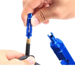 Bike Valve Core Extractor Remover Removal Tool Valve Core Tool for Presta / Schrader Tube Tire Repairing Tools