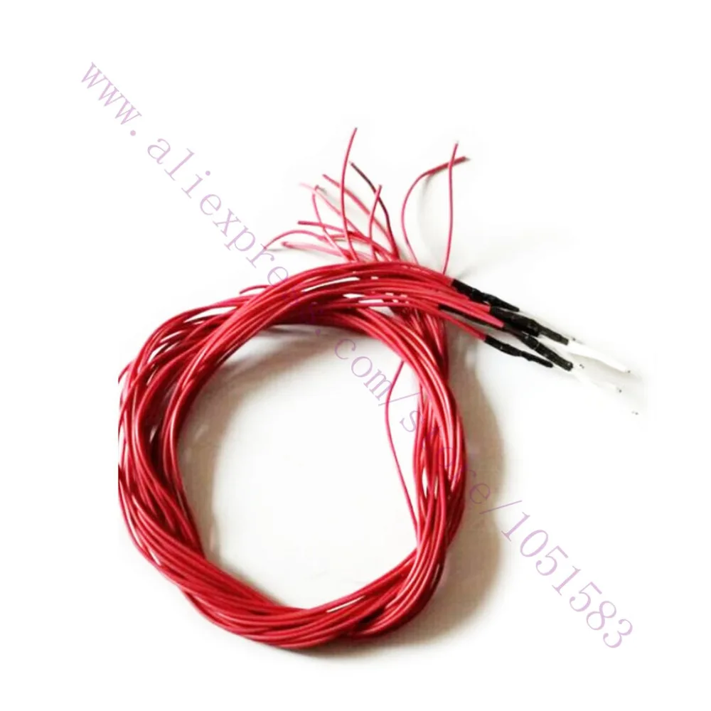 5pcs SEMITEC 104NT-4-R025H42G 100K 300Degree Thermistor Temperature Sensor w/ Fiberglass Instead 104GT-2 f/ 3D Printer Extruder