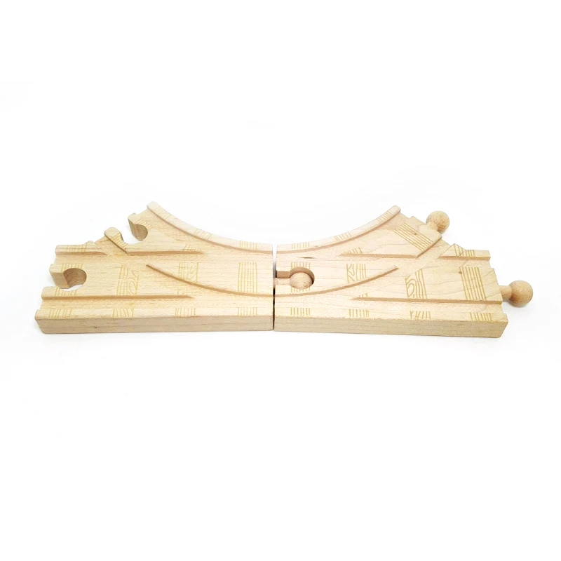 p038 Double nail small Y track Compatible with wooden train tracks suitable wood and electric car exquisite designs