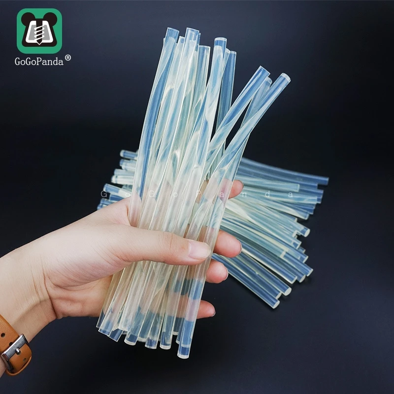 50PCS/Lot 7mm X190mm Non-Toxic Adhesive Craft Sticks Desinger Power Tool Hot Melt Glue Sticks Red Green Black Blue Golden Silver