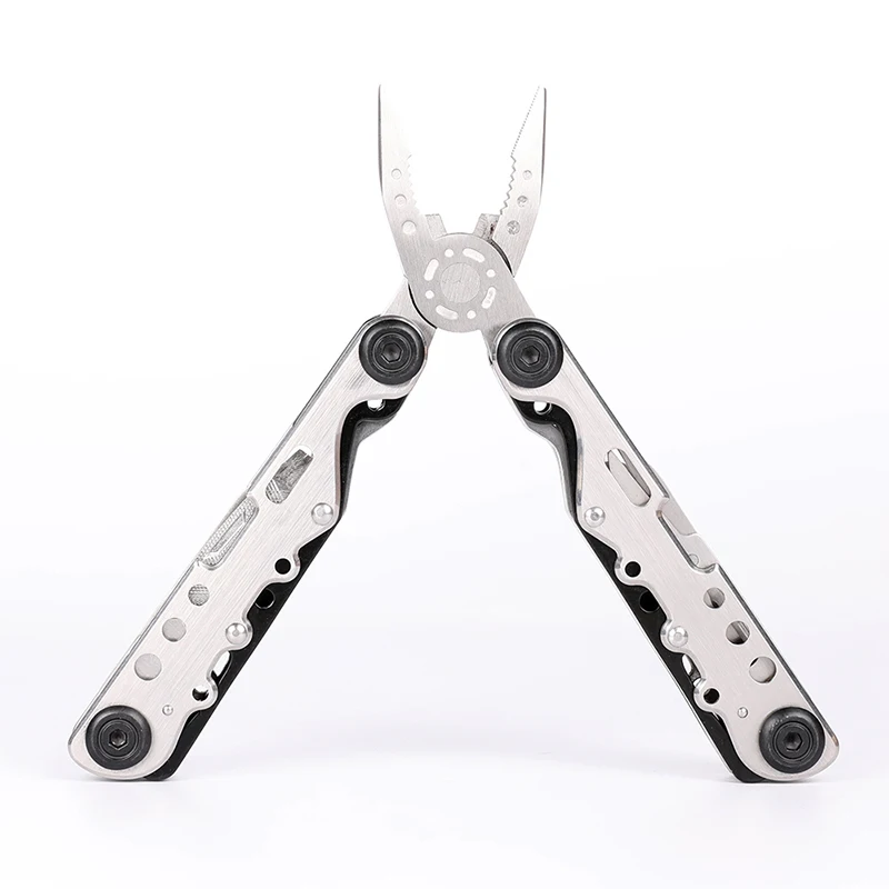 JM-PJ1010 10in1 Multifunctional Pliers Stainless Steel Cutting Pliers Outdoor Folding Combination Plier With Knife Hand Tools