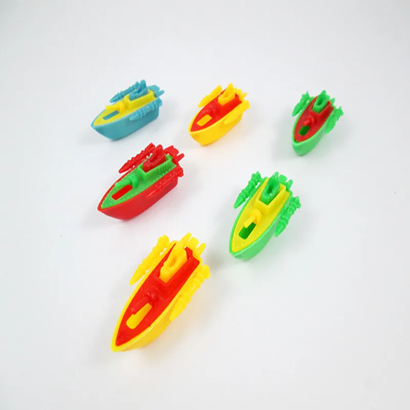10pcs Mini plastic toy aircraft wheels can slide model battleplane model speedboat ship Children's gift toys Free shipping