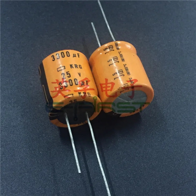 

10pcs/30pcs Original Nippon 25v3300uf KRG aluminum electrolytic capacitor Japan Chemical 18X20 free shipping