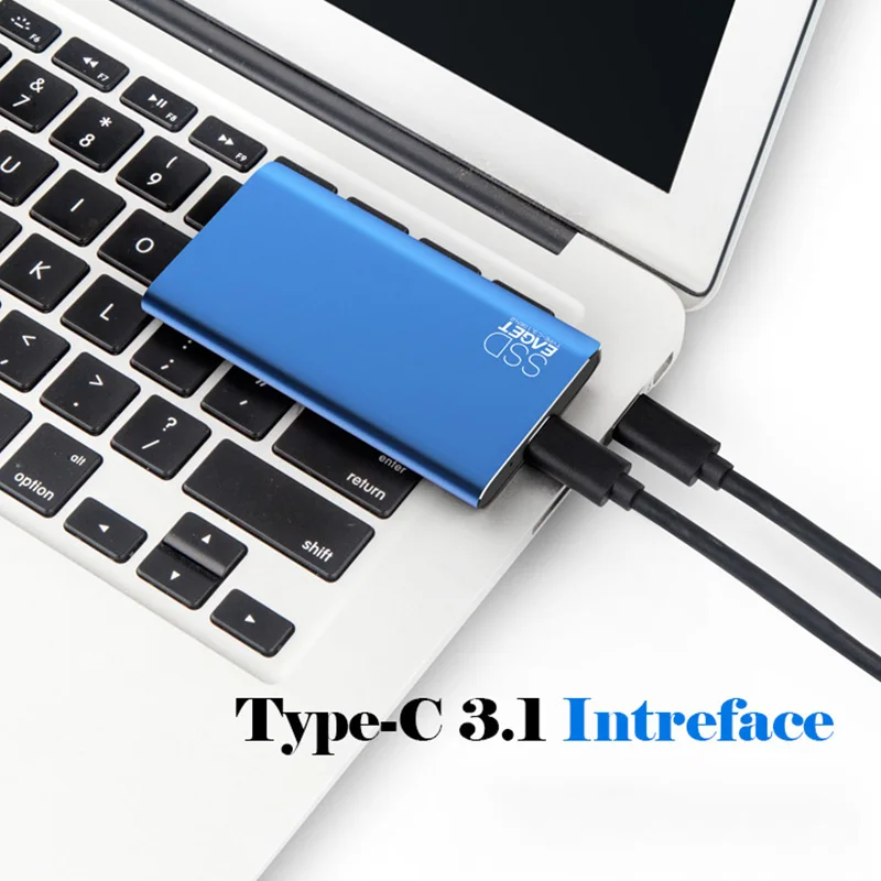 Eaget m10 ssd sata m2 disco rígido de alta velocidade 1tb 512gb usb 3.0 unidade de estado sólido externo para computador portátil notebook samsung hp