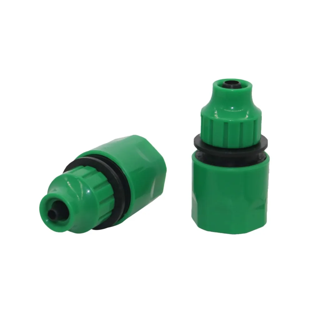 1/4 Inch,3/8 Inch Hose Quick Connectors Agriculture Garden Water Quick Coupling Irrigation Pipe Fittings 2 Pcs