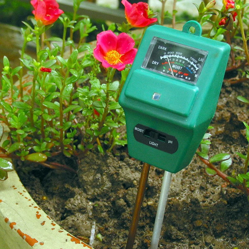 

Digital Tester 3 in1 Soil Moisture Sunlight PH Meter Tester for Plants Flowers Acidity Moisture Measurement Garden Tool