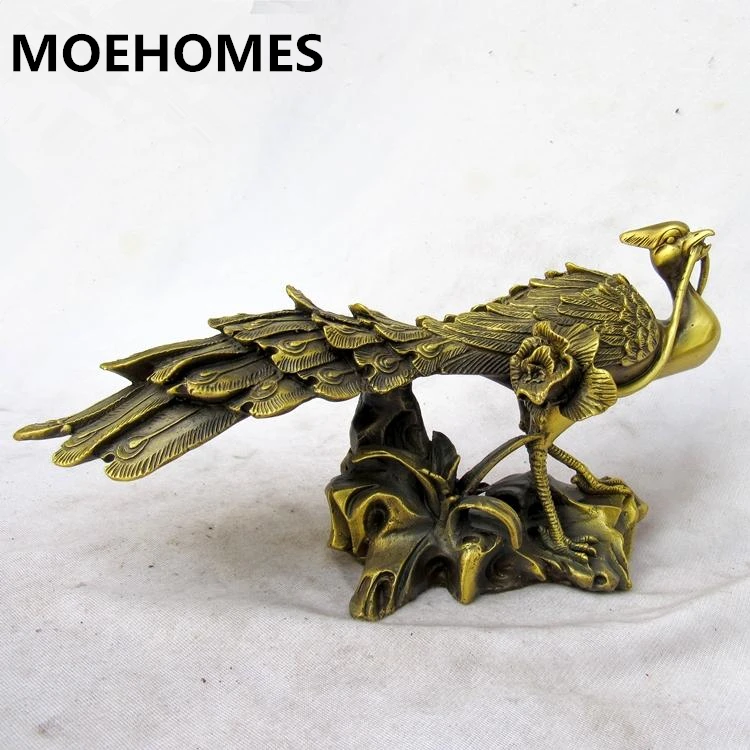 

MOEHOMES archaize of copper king daming fengshui geomancy statue family decoration metal crafts