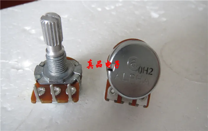 

[VK] Import ALPHA 148 type B1K single power amplifier audio volume potentiometer in the curved foot handle length 18MM switch