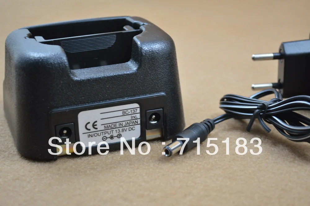 BC-137ชาร์จสำหรับICOM A6 IC-A24 IC-V8 IC-V82 IC-U82 IC-F3GT, IC-F4GT, IC-F30GT, IC-F40GT