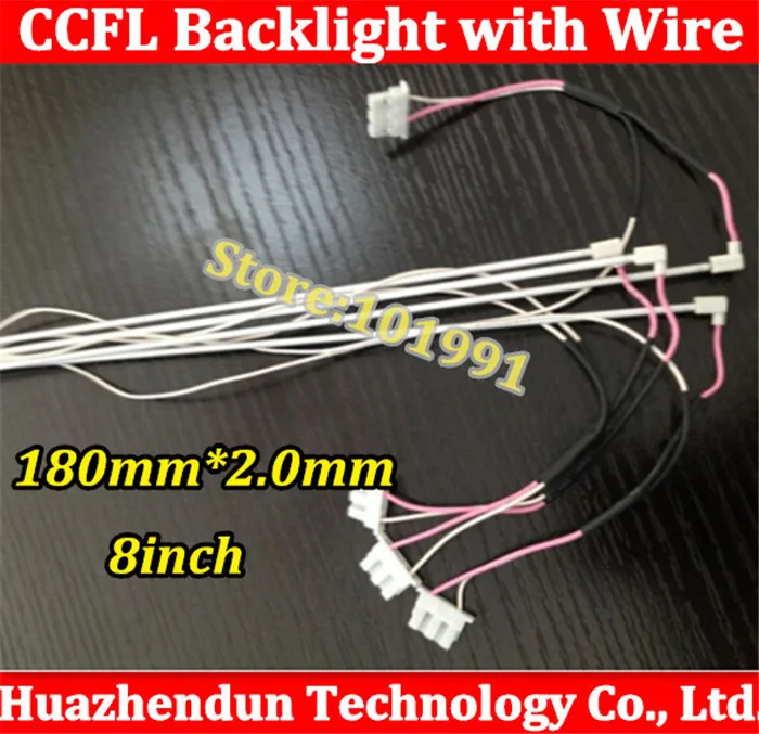 

20pcs 100% NEW CCFL 180 mm * 2.0 mm LCD Backlight Lamp tube for 8" screen with wire/cable