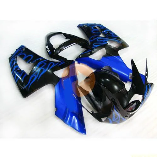 NEW ABS Bodywork Fairing For KAWASAKI ZX 6R 2003 2004 03 04(3) [CK411]