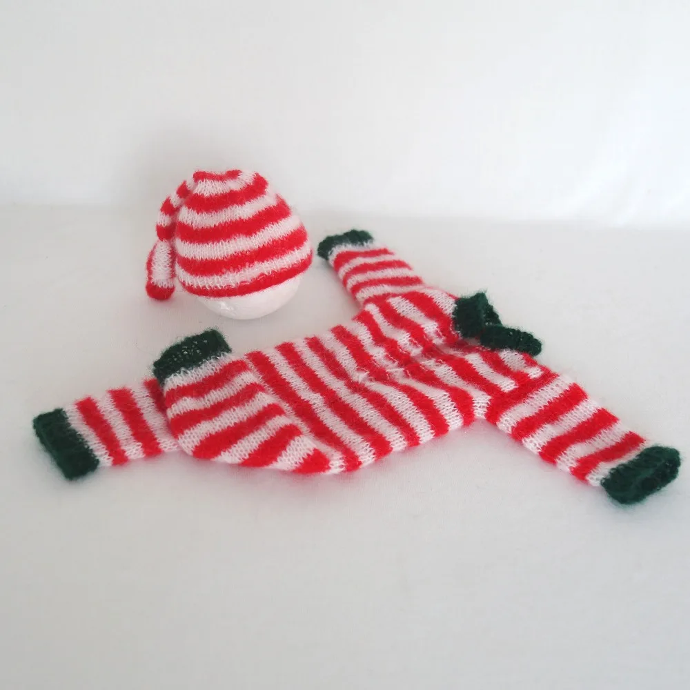 

Newborn Christmas Outfit Photo Prop Newborn Santa Outfit Baby Romper And Santa Hat