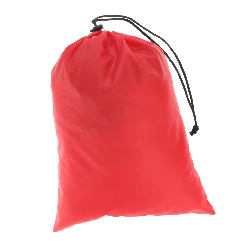 Portable Travel Camping Waterproof Nylon Drawstring Storage Bag Pouch Stuff Sack