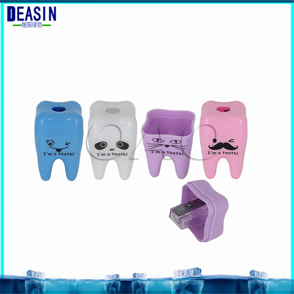 

Cute teeth shape 20pcs Lovely Cute Tooth Pencil Sharpener School Kid's children Favorite Beautiful stationary dental clinic gift