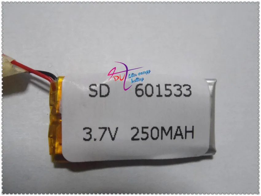 601533 250MAH polymer battery