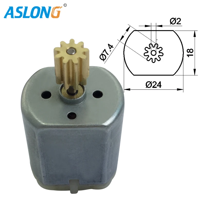 Micro DC Motor FC-280SC For Car electric fitting ,Door lock motor,Fold the rearview mirror,steering lock Motor 12V 11800rpm