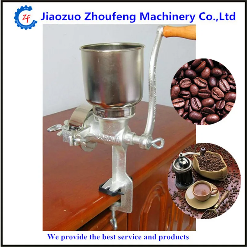 Manual poppy and grain seeds mill machine classical table top mounted corn nuts spice grinder  ZF