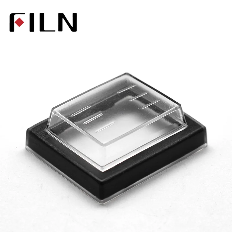 5 Pcs 25x32mm Mounting Hole Rectangle Clear Silicone Waterproof Protect Cover Rectangle Cap For KCD Rocker Switches