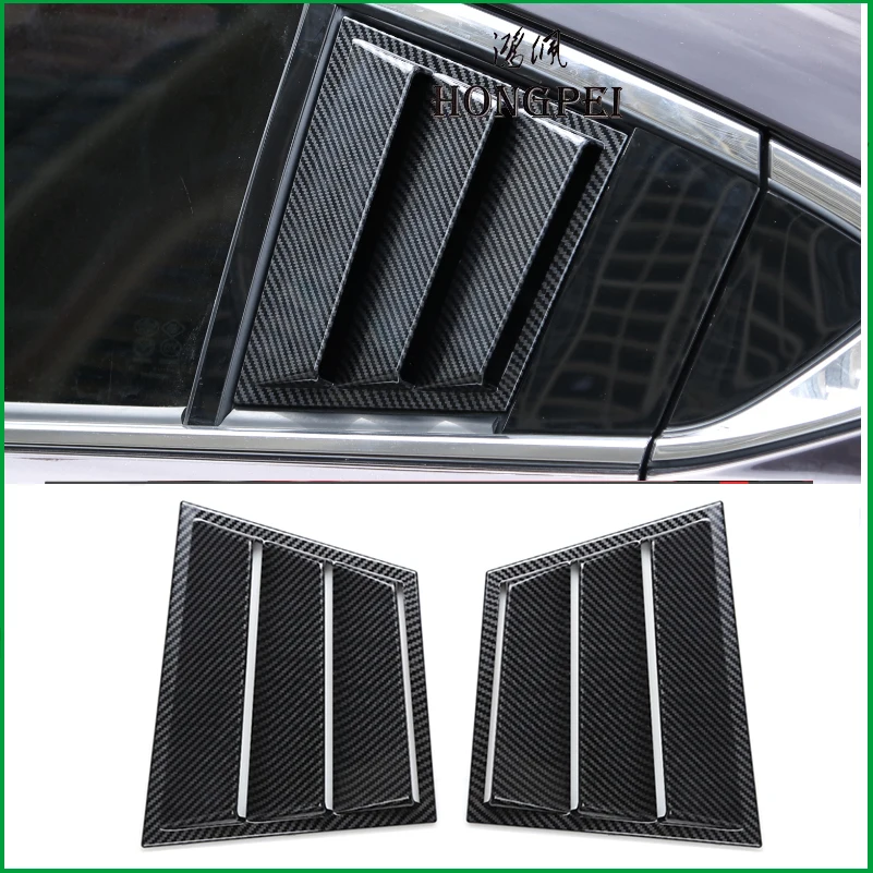 

Car styling ABS Rear Door Window Louver Frame Window Sill Molding Cover Sticker Trim For MAZDA 6 M6 Sedan Atenza 2013-2019