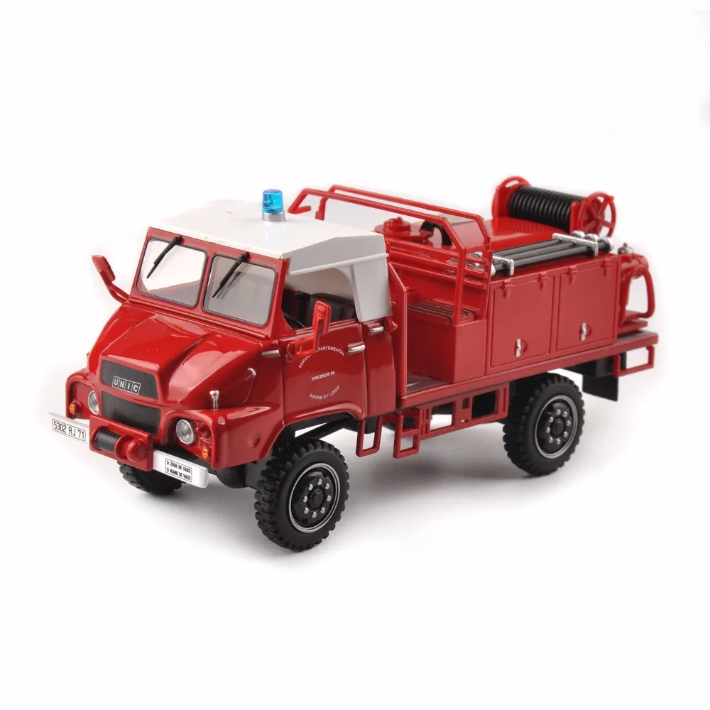 1/43 Scale Collection Fire Engine Truck Model Vehicle Toy Gift Mini Car Model Toys Kids Toy